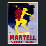 MARTELL COGNAC France Art Deco Leonetto Cappiello Poster<br><div class="desc">Restored! High resolution reproduction, Photoshop sharpened for crisp prints, digital retouched and restored for tears, smudges, and missing elements. MARTELL COGNAC France Art Deco Leonetto Cappiello Poster.</div>