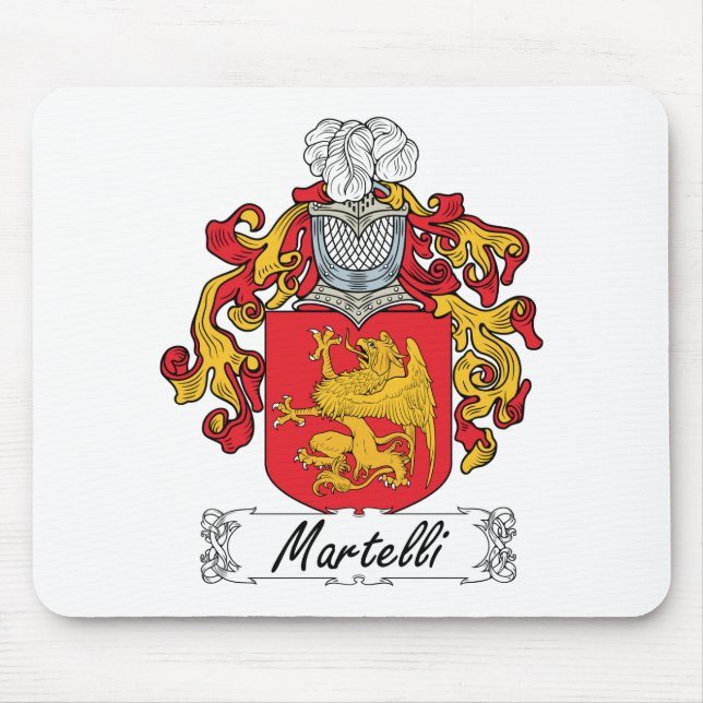 Martelli Family Crest Mouse Pad (Front)