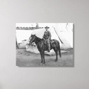 Martha Canary "Calamity Jane" on Horseback Canvas Print