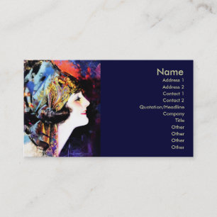 Martha Mansfield, silent film star Business Card