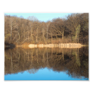 Marthaler Park and Pond Morning Glow Photo Print