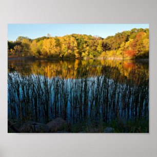 Marthaler Park Autumn Reflections Poster