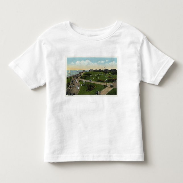 Martha's Vineyard, Aerial View of Ocean Park Toddler T-Shirt (Front)
