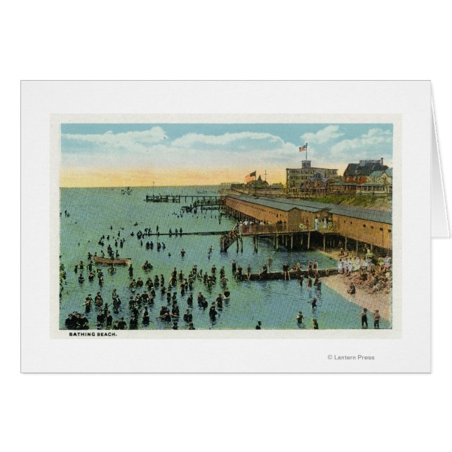 Martha's Vineyard, Aerial View of the Beach (Front Horizontal)