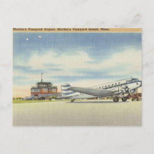 Marthas Vineyard Airport Postcard