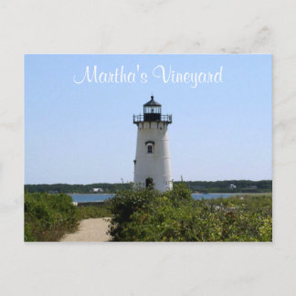 Martha's Vineyard Edgartown Lighthouse Post Card