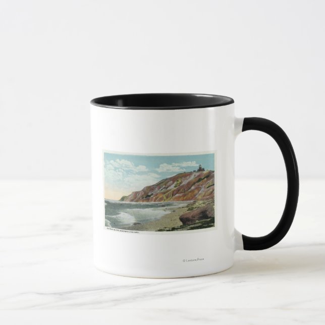 Martha's Vineyard, Gay Head Cliffs View Mug (Right)