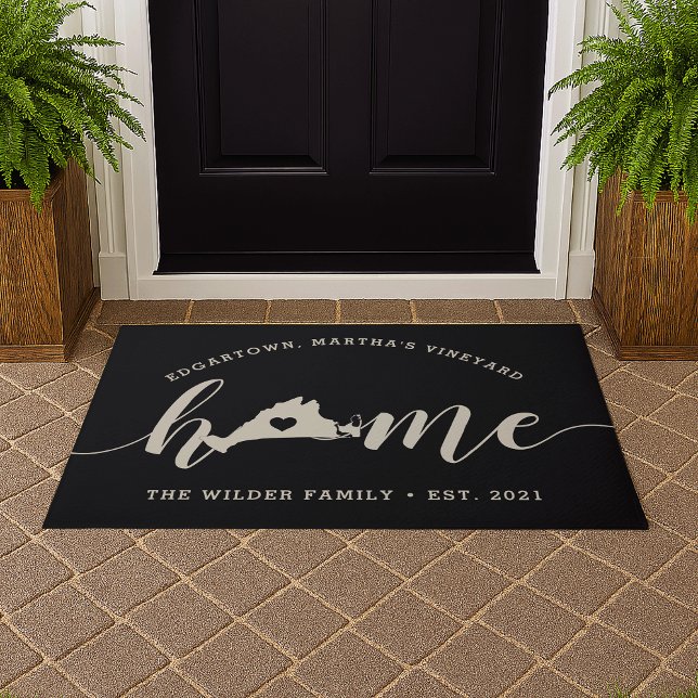Martha's Vineyard Home Town Personalised Doormat (Creator Uploaded)