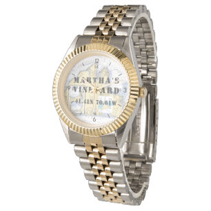 Martha's Vineyard Latitude Longitude Boater's Watch