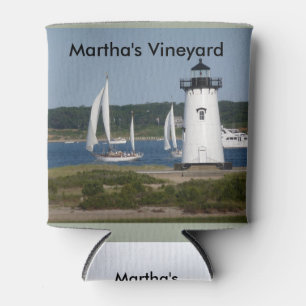 Martha's Vineyard Lighthouse on Can Cooler