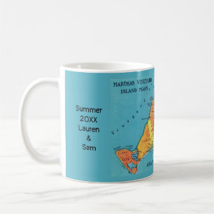 Martha's Vineyard Map Mug