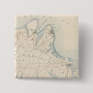 Martha's Vineyard, Massachusetts 15 Cm Square Badge