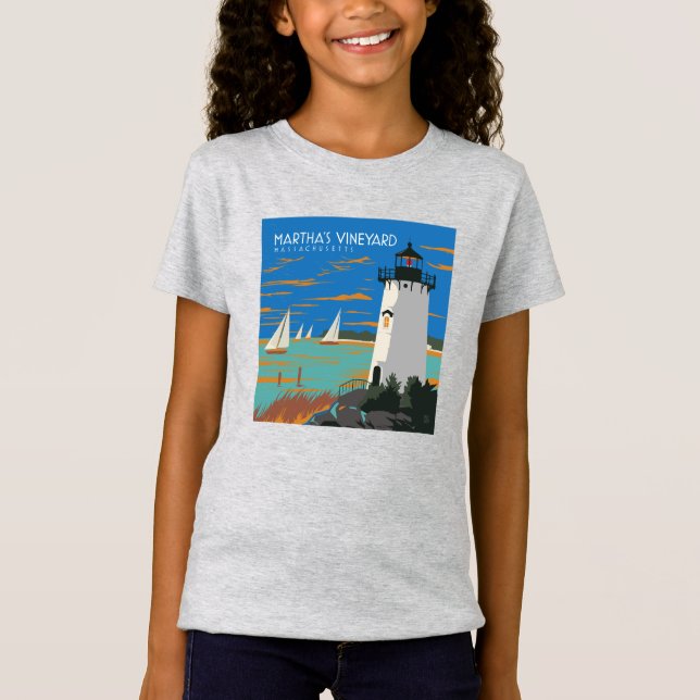 Martha's Vineyard, Massachusetts | Lighthouse T-Shirt (Front)