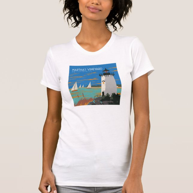 Martha's Vineyard, Massachusetts | Lighthouse T-Shirt (Front)
