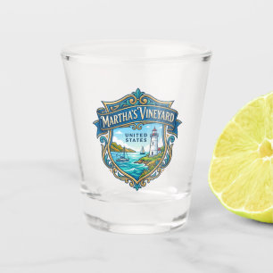 Martha's Vineyard Massachusetts Shot Glass