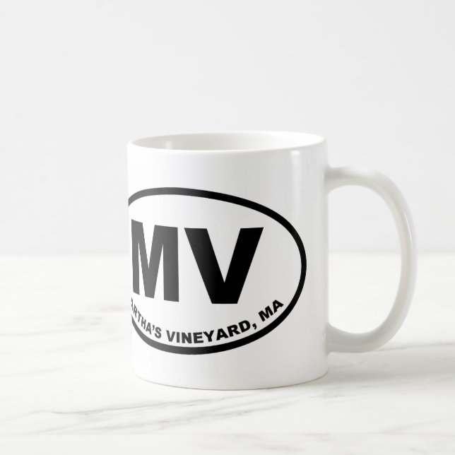 Martha's Vineyard MV Coffee Mug (Right)