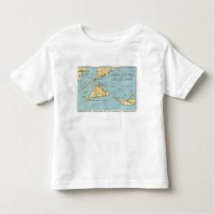 Martha's Vineyard & Nantucket Islands Toddler T-Shirt