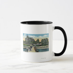 Martha's Vineyard, Pier View of the Wesley House Mug