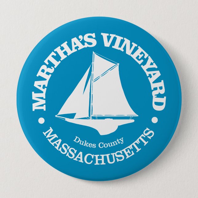 Martha's Vineyard (sloop) 10 Cm Round Badge (Front)