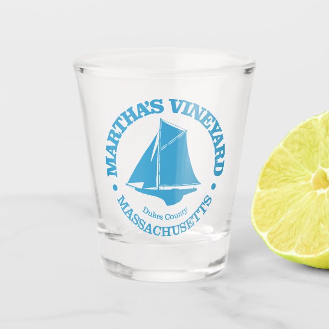 Martha's Vineyard (sloop) Shot Glass (Front)