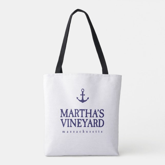 Martha's Vineyard Tote Bag (Back)