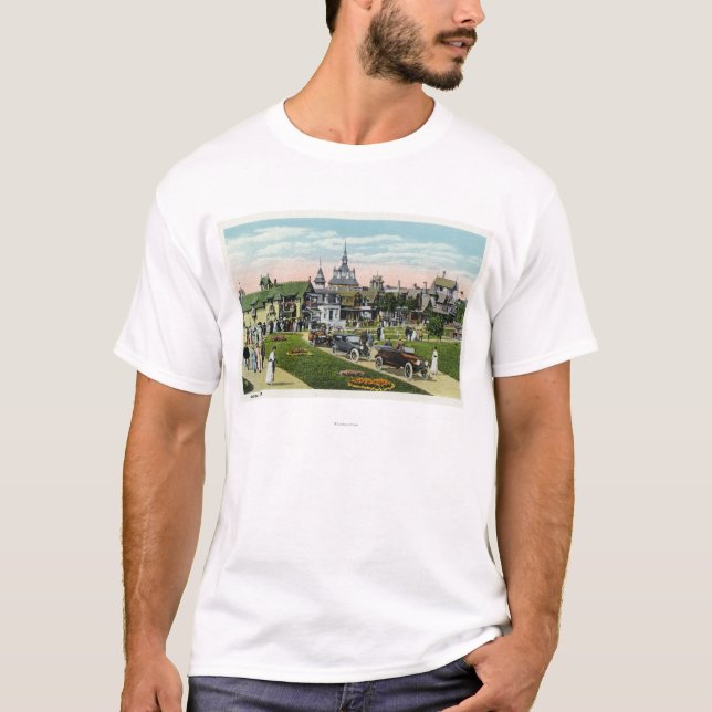Martha's Vineyard, View of Ocean Avenue T-Shirt (Front)