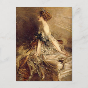 Marthe Bibesco - Boldini Postcard