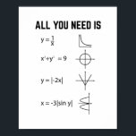 Marthematist | Math Teacher Mathematics Gifts Poster<br><div class="desc">The funny “Marthematik | Math Teacher Mathematics Gifts” design is perfect as a fun gift idea for women, men, mom, dad, wife, husband, girl, boys, son.</div>