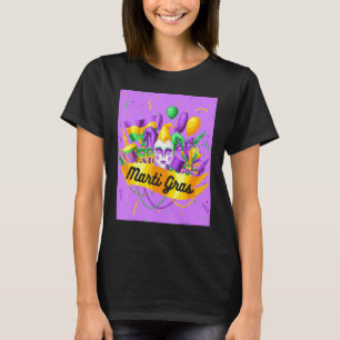 Marti Gras Masks And Beads T-Shirt