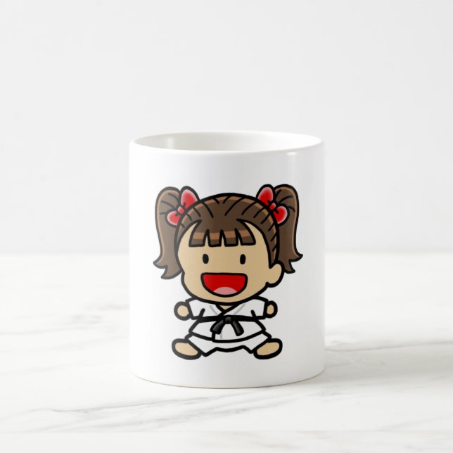 Martial Art Girl Mug (Center)