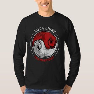 Martial Art Luta Livre  Retro Train Fight Yin Yang T-Shirt