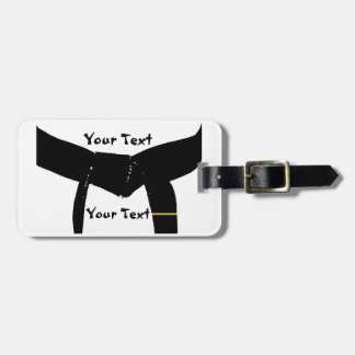 Martial Arts 1st Degree Black Belt Gear Bag Tag
