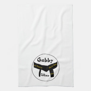 Martial Arts 1st Degree Black Belt Kitchen Towel