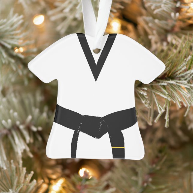 Martial Arts 1st Degree Black Belt Uniform Ornament (Tree)