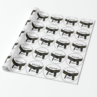 Martial Arts 1st Degree Black Belt Wrapping Paper