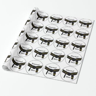 Martial Arts 2nd Degree Black Belt Wrapping Paper