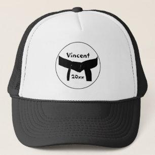 Martial Arts Basic Black Belt Hat