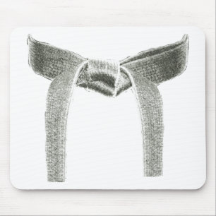 Martial Arts Belt Design Mouse Pad