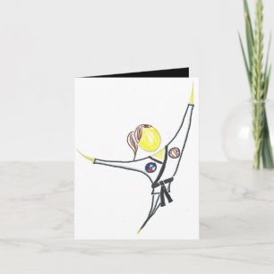 Martial arts birthday card
