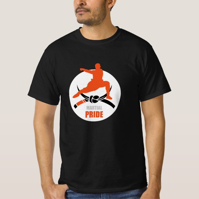 Martial Arts Black Belt Pride T-Shirt (Front)