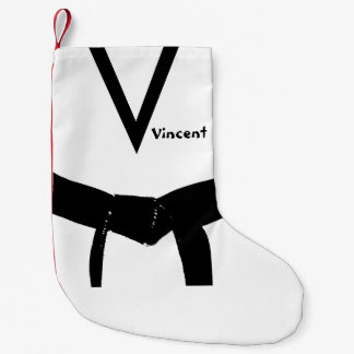 Martial Arts Black Belt Small Christmas Stocking