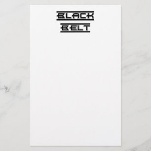 Martial Arts Black Belt Stationery