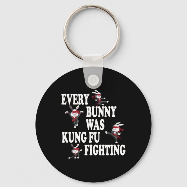 Martial Arts Boxing Fight Training Practice Fights Key Ring (Front)