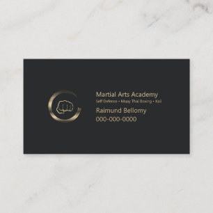 Martial Arts Business Card