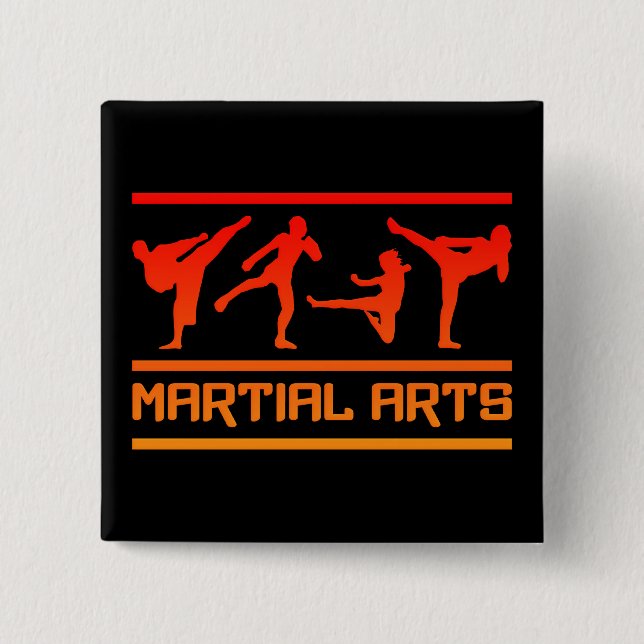 Martial Arts button (Front)