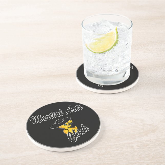 Martial Arts Chick #4 Coaster (Side)
