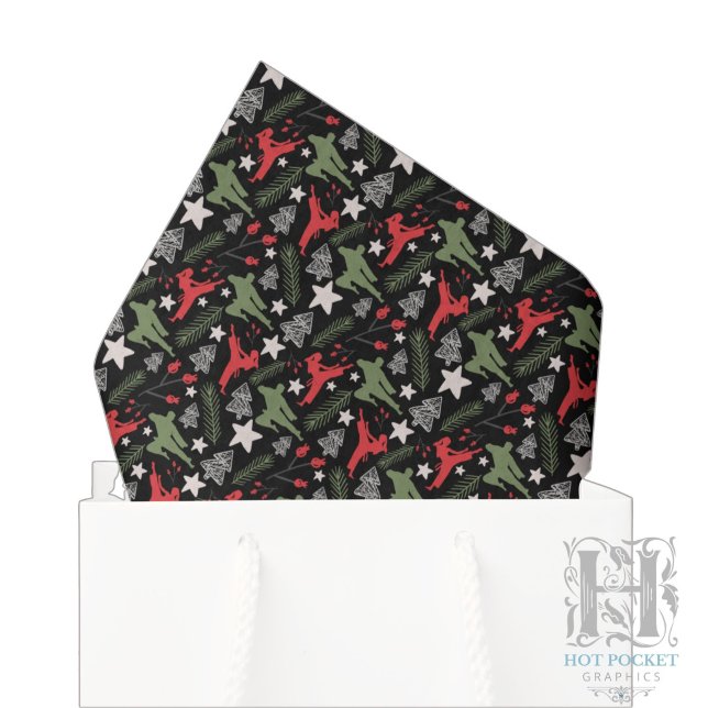 Martial Arts Christmas Tissue Paper (Creator Uploaded)