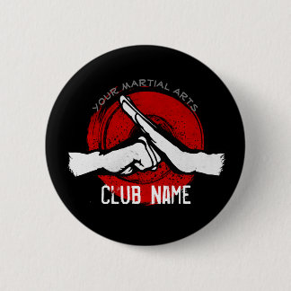 Martial Arts Club 6 Cm Round Badge
