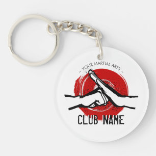 Martial Arts Club Keychain