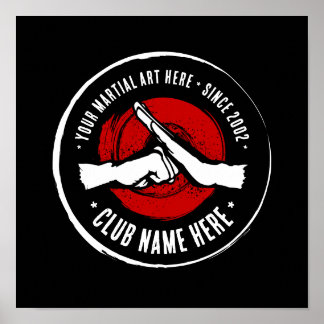 Martial Arts Club Poster